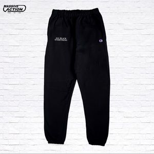 All Black Everything Champion Sweatpants